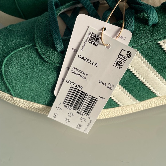 Adidas Gazelle Dark Green GY7338 Men’s US12 - Picture 4 of 4
